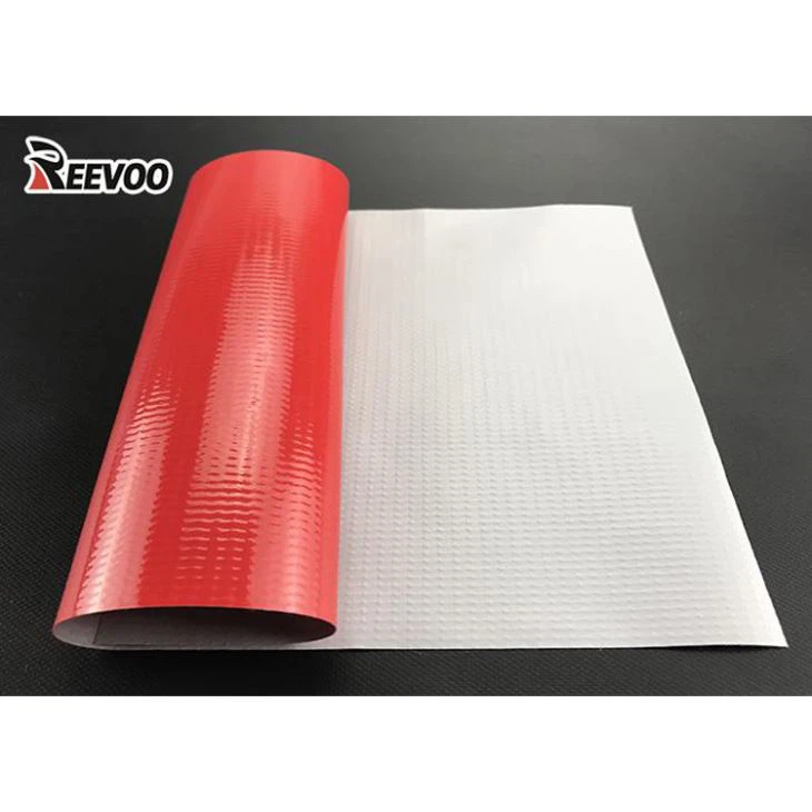 트럭 덮개에 사용되는 PVC 광택 있는 박판으로 만들어진 방수포 간이 차고 천막 직물