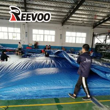 구멍이있는 방수 Pe 타포린 트럭 커버